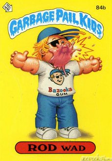 ROD Wad Funny Decal Name Sticker