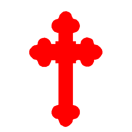 Cross Decal 45