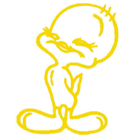 Tweety Smile Decal
