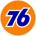 76 LOGO AUTOMOTIVE CAR STICKER
