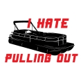 I Hate Pulling Boating Sticker