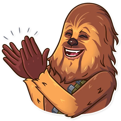 chewbacca wookiee star wars sticker 1