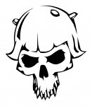 Nazi Skull Decal 3