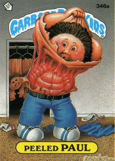 Peeled PAUL Funny Decal Name Sticker