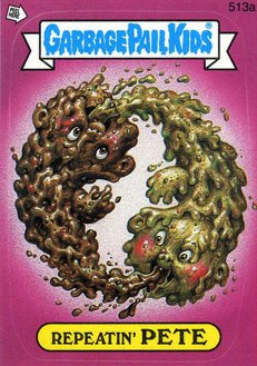 Repeatin PETE Funny Decal Name Sticker