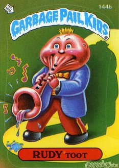 RUDY Toot Funny Decal Name Sticker