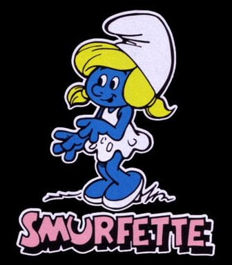 Smurfette decal 1
