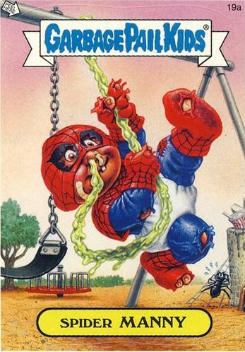 Spider MANNY Funny Decal Name Sticker