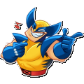 x-men wolverine sticker 25