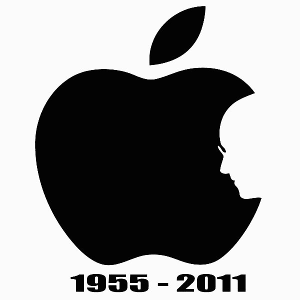 apple by steve jobs die cut decal