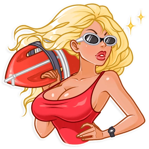 bay watch pam anderson sticker 22