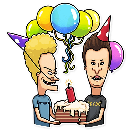 beavis and butthead mtv funny cartoon sticker_21