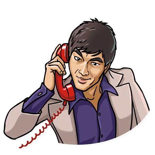 bruce dragon lee celebrity sticker_18