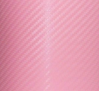 Carbon Fiber Adhesive Vinyl Sheet Decal PINK