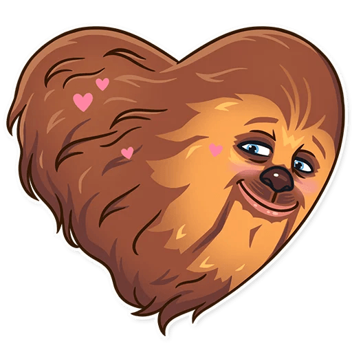 chewbacca wookiee star wars sticker 13