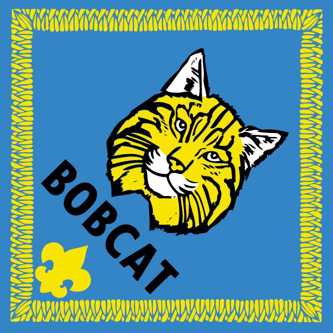 CUB SCOUT PATCH STICKER BOBCAT