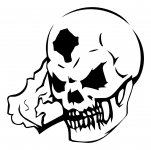 Devil Skull Decal 2