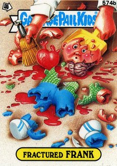 Fractured FRANK Funny Sticker Name Decal