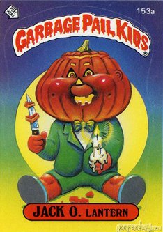 JACK O Lantern Funny Sticker Name Decal