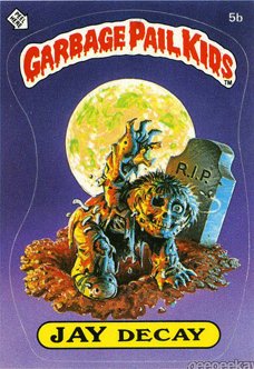 JAY Decay Funny Sticker Name Decal