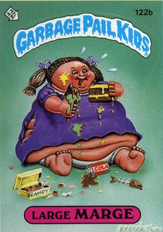 Large MARGE Funny Decal Name Sticker