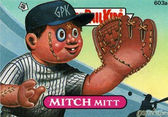 MITCH Mitt Funny Decal Name Sticker