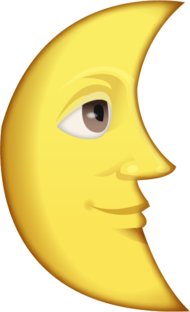MOON EMOJI_LAST_QUARTER_WITH_FACE
