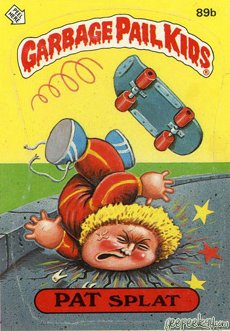 PAT Splat Funny Decal Name Sticker