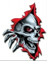 SKULL-TEAR STICKER RIGHT