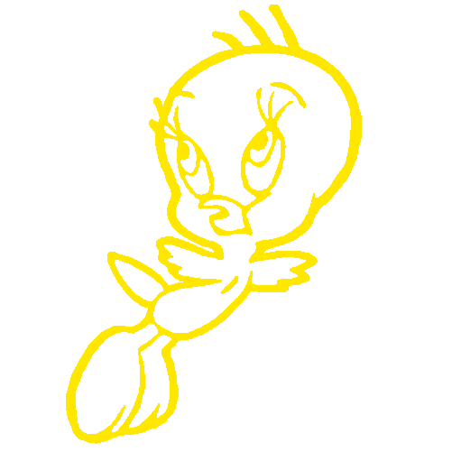 Tweety Flying Decal