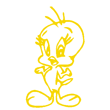 Tweety 5 Vinyl Sticker