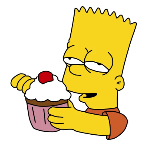 bart-simpson-ICE CREAM Sticker