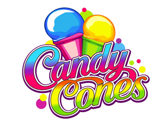 CANDY CONES sticker