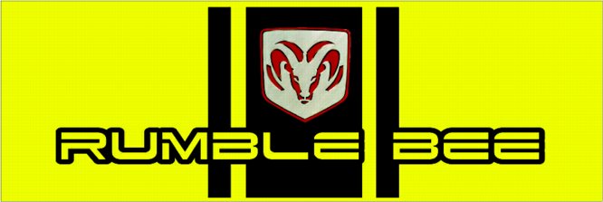 Dodge Rear Window Graphic Kit -1