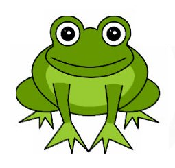FROG CARTOON STICKER