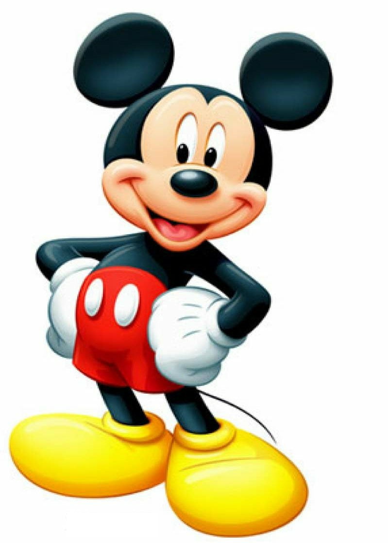 Mickey Mouse Decal Color