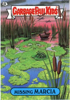 Missing MARCIA Funny Decal Name Sticker