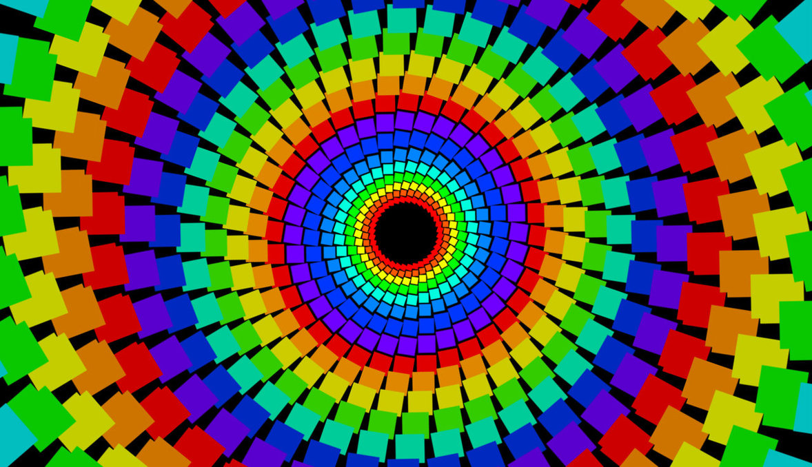 psychedelic patterns wall decal or window sticker 03