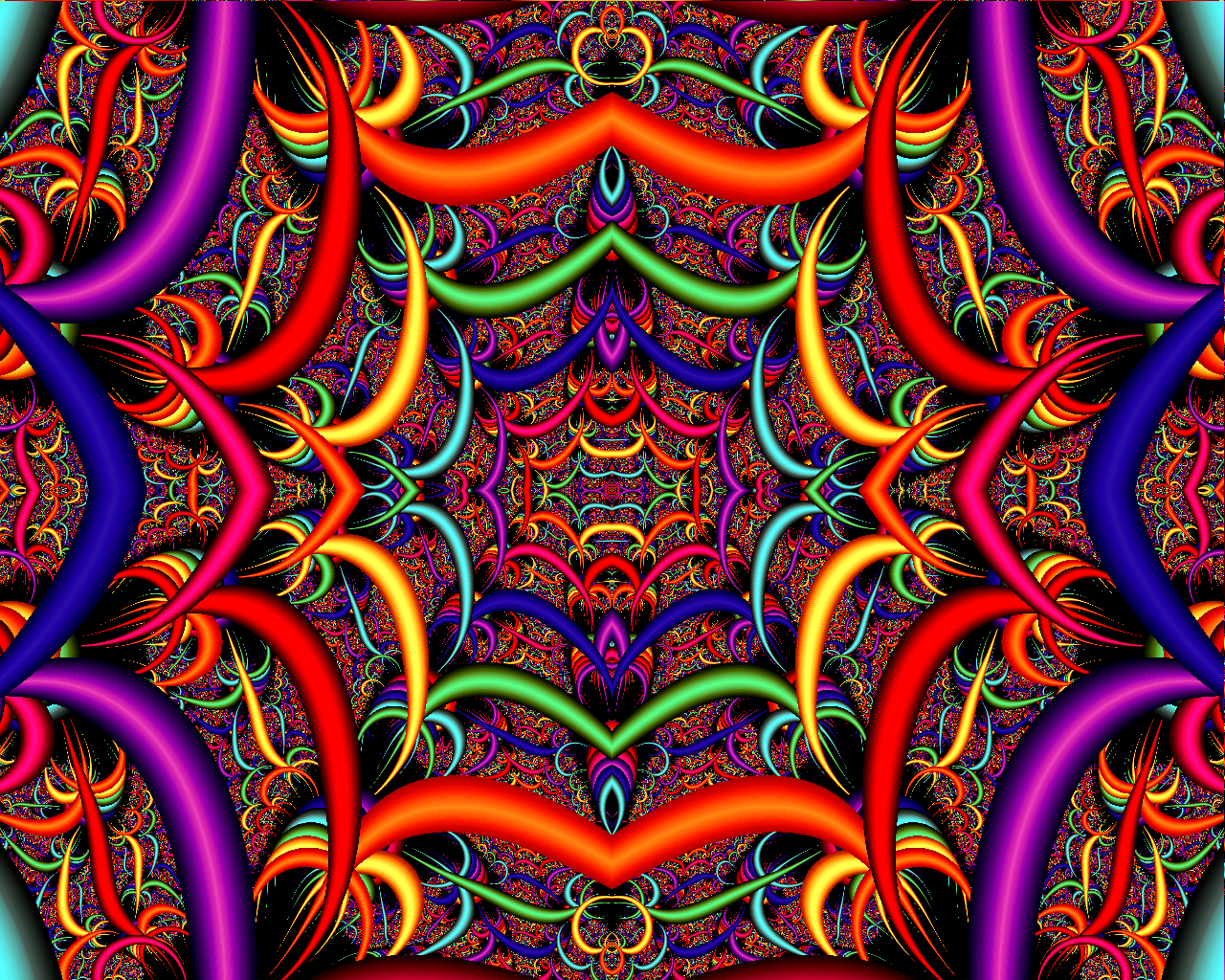 psychedelic patterns wall decal or window sticker 14