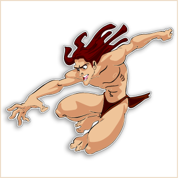 Tarzan Decal