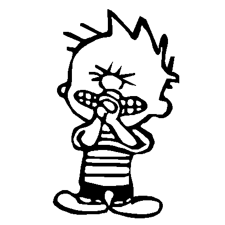 Calvin Wish Car Sticker