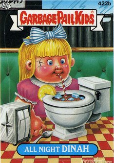 All Night DINAH Funny Sticker Name Decal