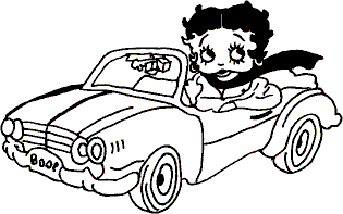 Betty Boop Decals 7