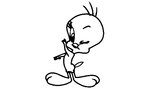 Tweety Decal 3