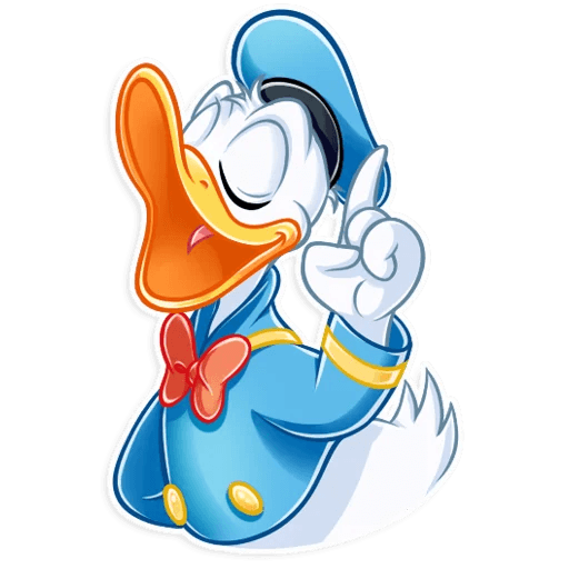 donald duck daisy duck disney cartoon sticker 15