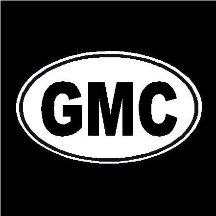 GMC Oval Decal