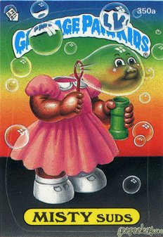 MISTY Suds Funny Decal Name Sticker