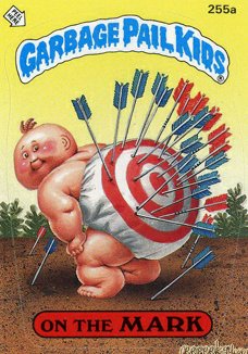 On The MARK Funny Decal Name Sticker