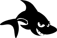 shark sticker decal 77