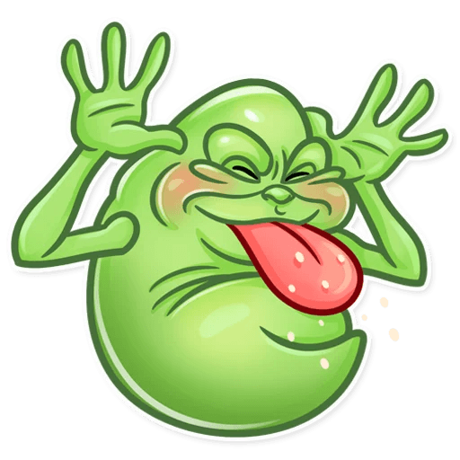 slimer ghost busters funny sticker 8